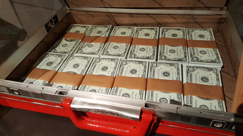 Valise magique dollars